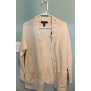 Cream forever 21 cardigan